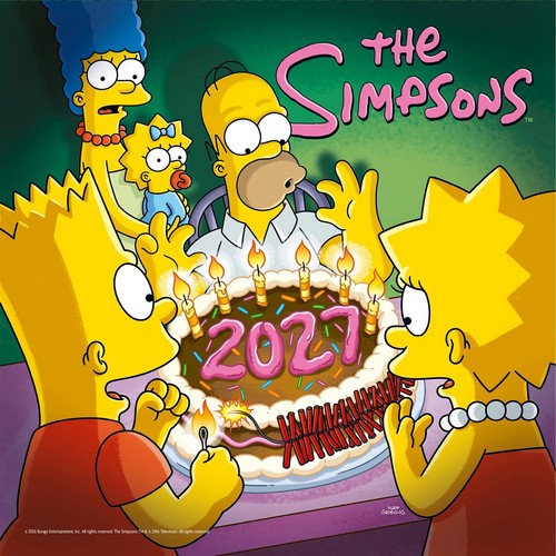 The simpsons calendar - calendar, 2027